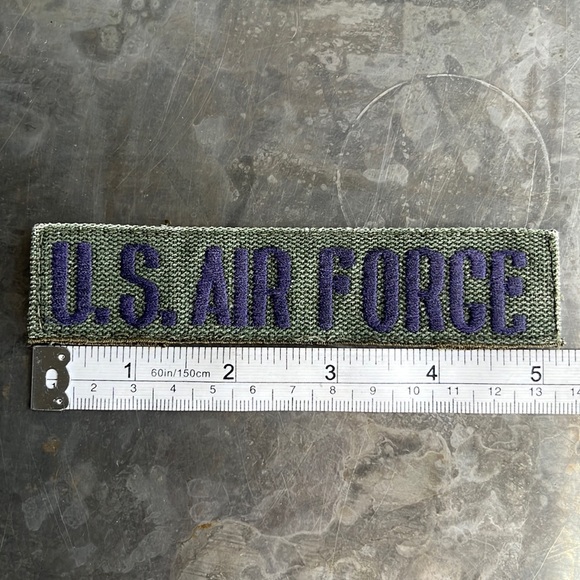 U.S. AIR FORCE embroidered tape patch - vintage - Picture 10 of 10